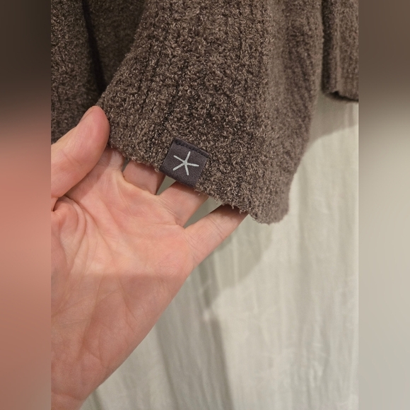 Barefoot Dreams Cozy Chic Lite toupe open cardigan with pockets | s/xs - Picture 5 of 7